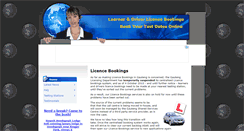 Desktop Screenshot of licencebookings.co.za